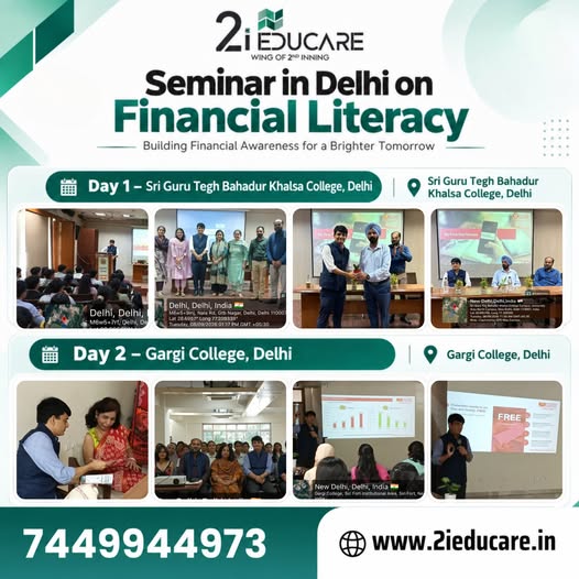 Seminar in Delhi on Financial Literacy - Sri Guru Tegh Bahadur Khalsa College & Gargi College